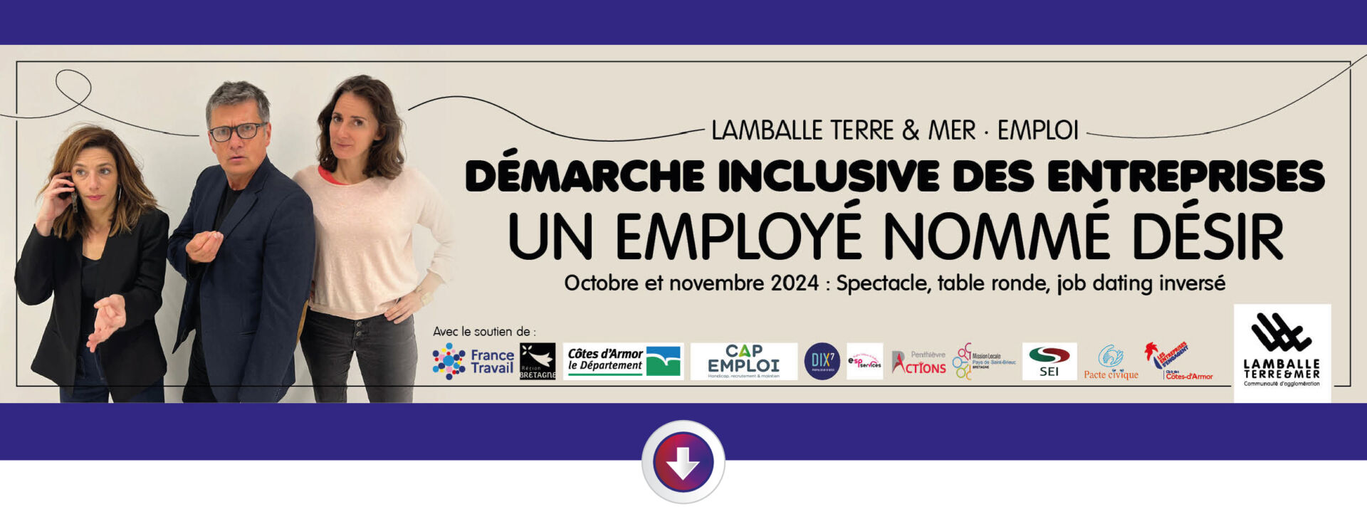 theatre - un employé nommé désir le 17 octobre à Lamballe